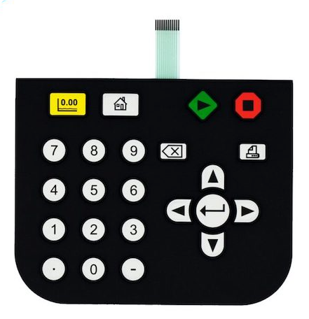 Silikonová klávesnice na výrobu hraček s jedním panelem Membránový spínač modulu stroje