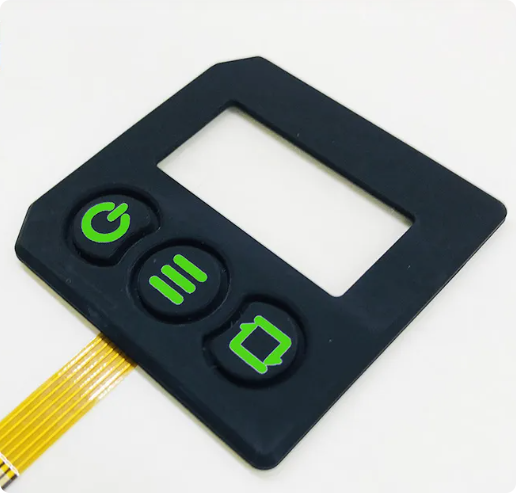 Vodotěsná klávesnice ze silikonové pryže PVC fólie